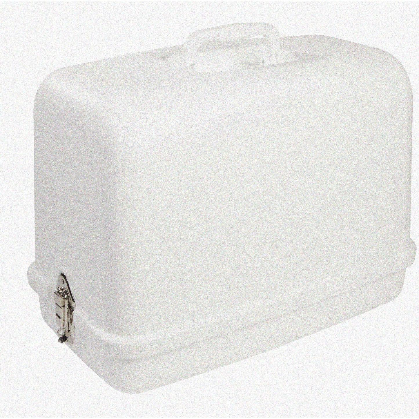 White Impact-Resistant Sewing Machine Storage Case 17.5x14x9.5
