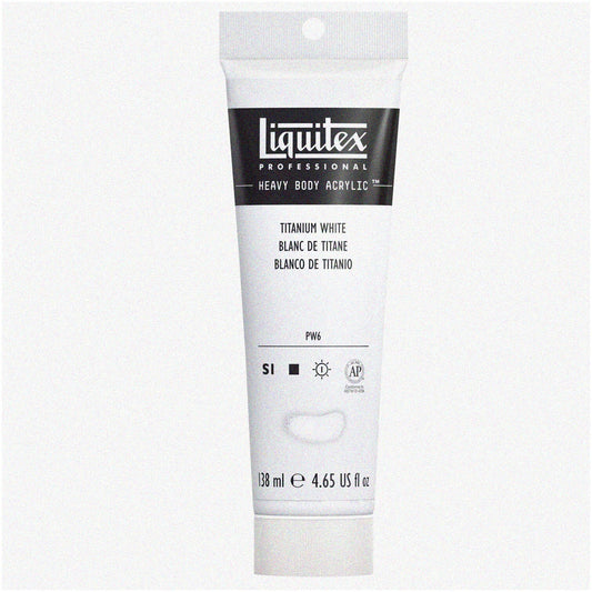 Titanium White Acrylic Paint 4.65oz Tube