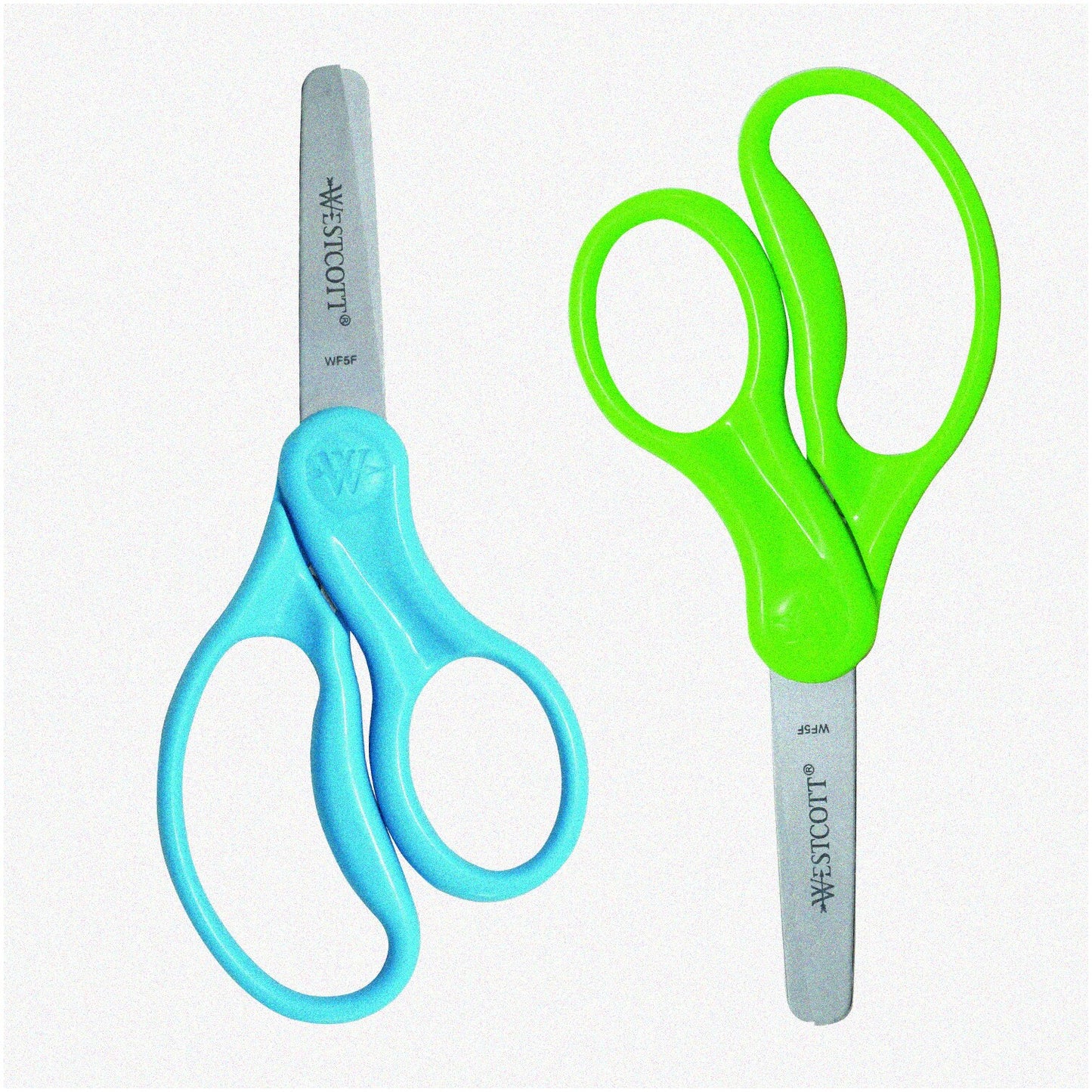 Set of 2 Assorted Color 5-Inch Blunt Tip Scissors