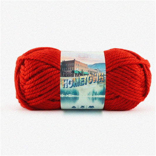 Red Knit & Crochet Bulky Yarn 192ft 5oz