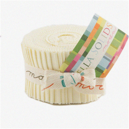 Snowy Delight Junior Roll Fabric Strips 2.5x44 Inches