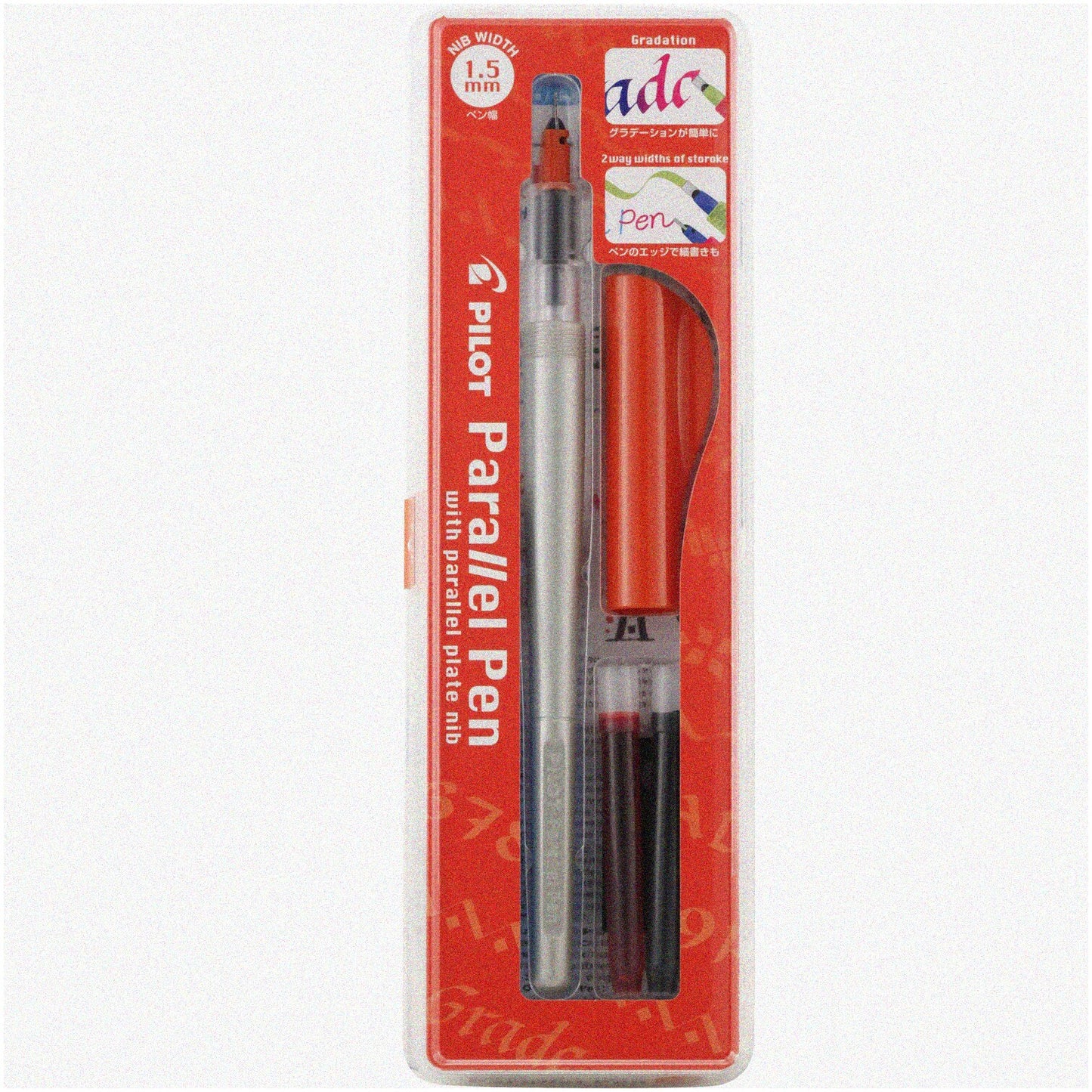 Calligraphy Kit with Black and Red Ink Cartridges
