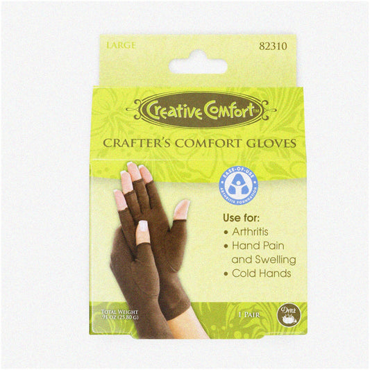 CozyHands Deluxe Gloves 2 Pairs Brown Large