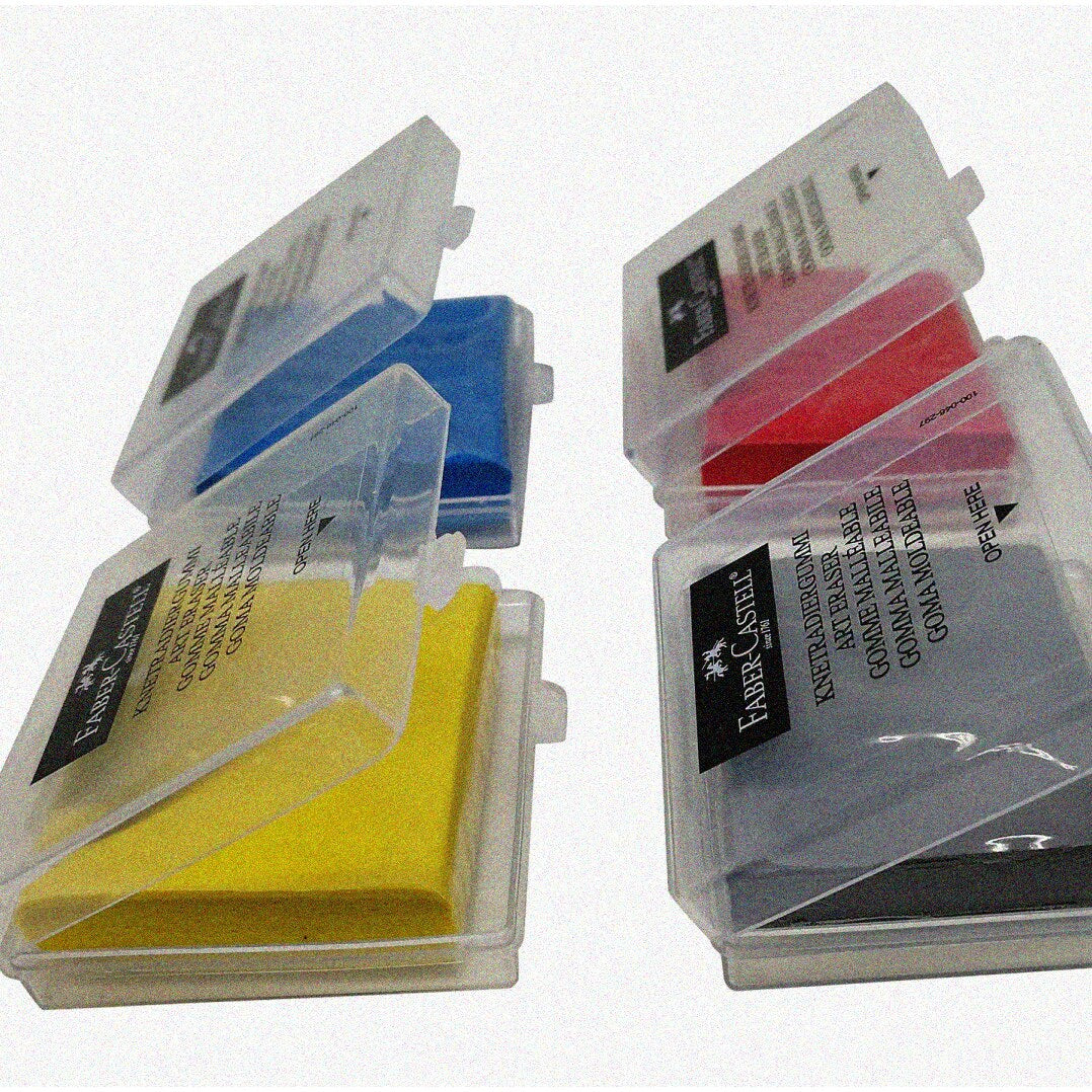 Colorful KneadArt Erasers 4 Pack Large Size