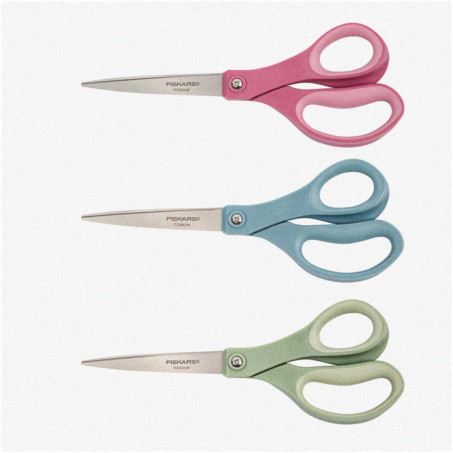 TitaniumGrip 3-Pack 8" Straight Art and Crafts Scissors