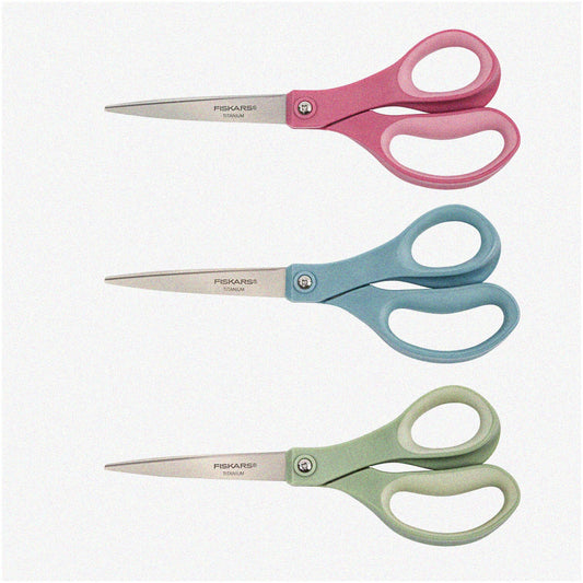 TitaniumGrip 3-Pack 8" Straight Scissors