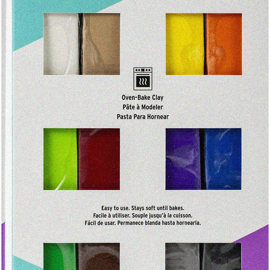12 oz Polymer Clay Kit with 24 Colors