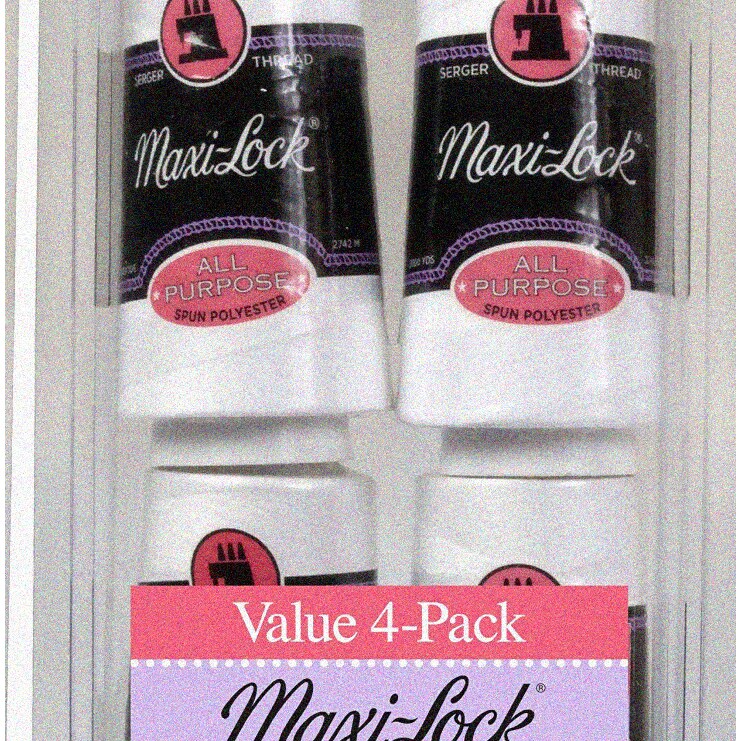 ThreadTrove MaxiLock All-Purpose Value Pack 4 White Spools