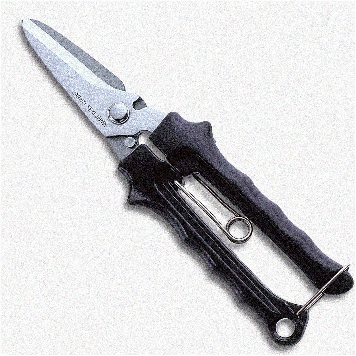 7.6" Metal Cutting Scissors with Wire Cutter Black