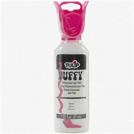 PuffN'Glow 3D Fabric Paint Compatible with White