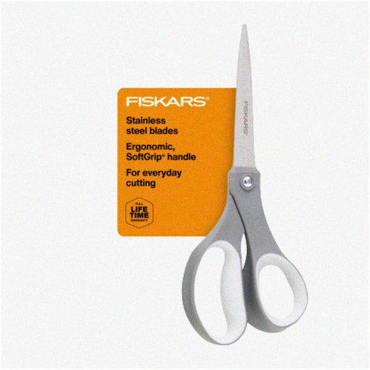 8" Softgrip Stainless Steel Craft Scissors
