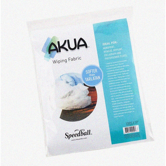 White Wipe Fabric 19x10 Yards for Printmaking