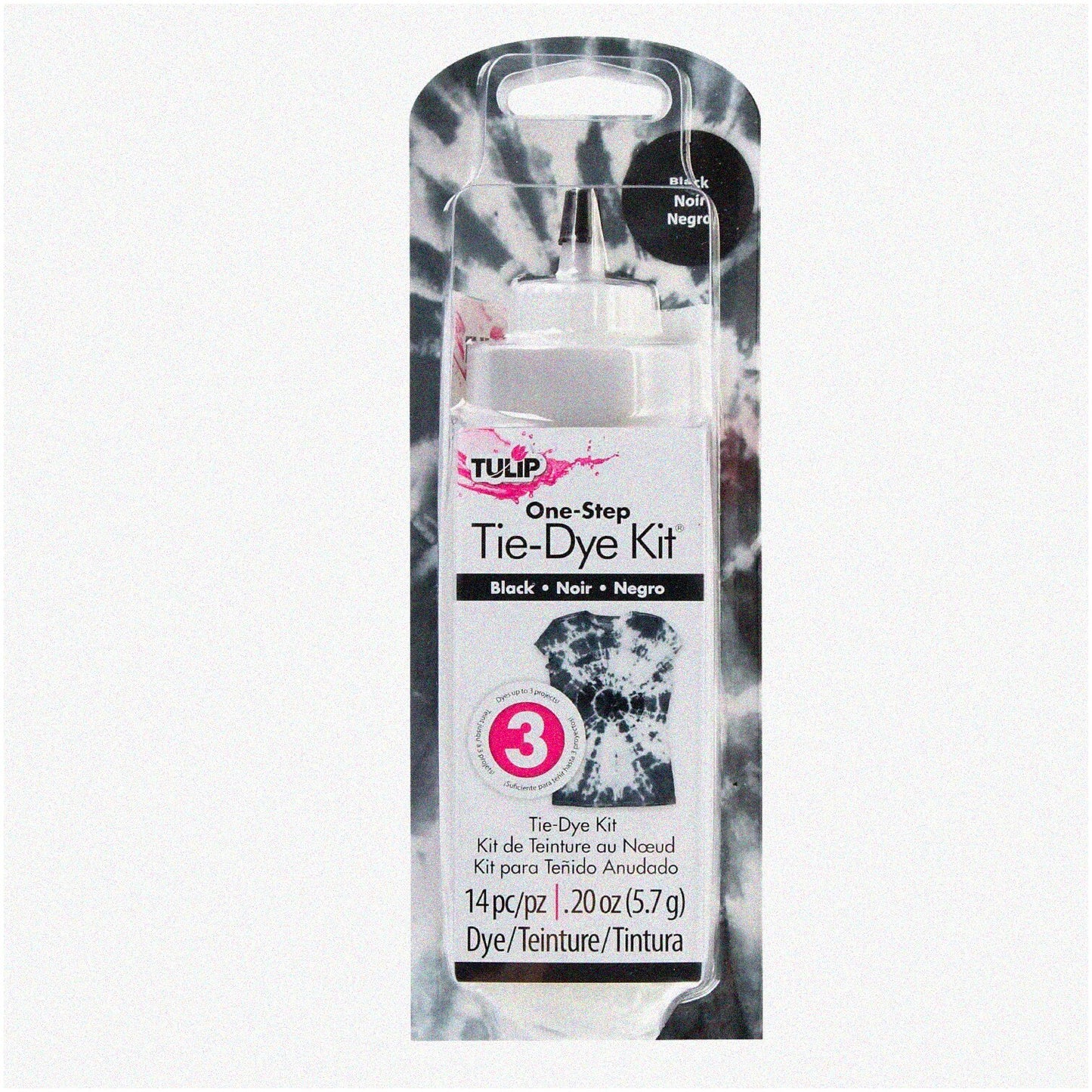 Black Tie-Dye Kit for Fabric, 36 Pieces