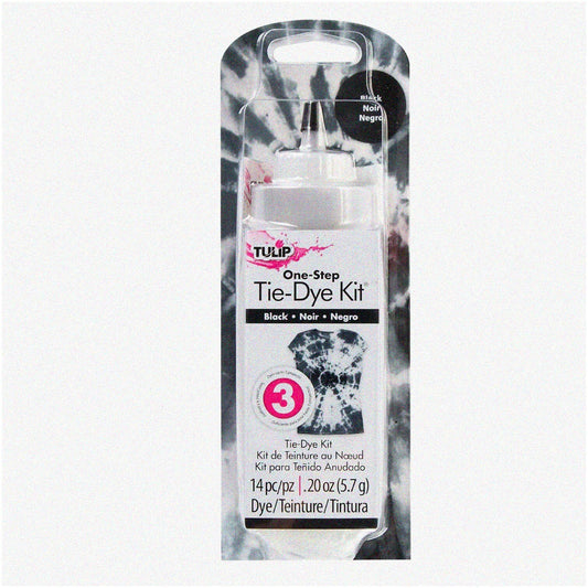 Black Tie-Dye Kit for Fabric 36 Pieces
