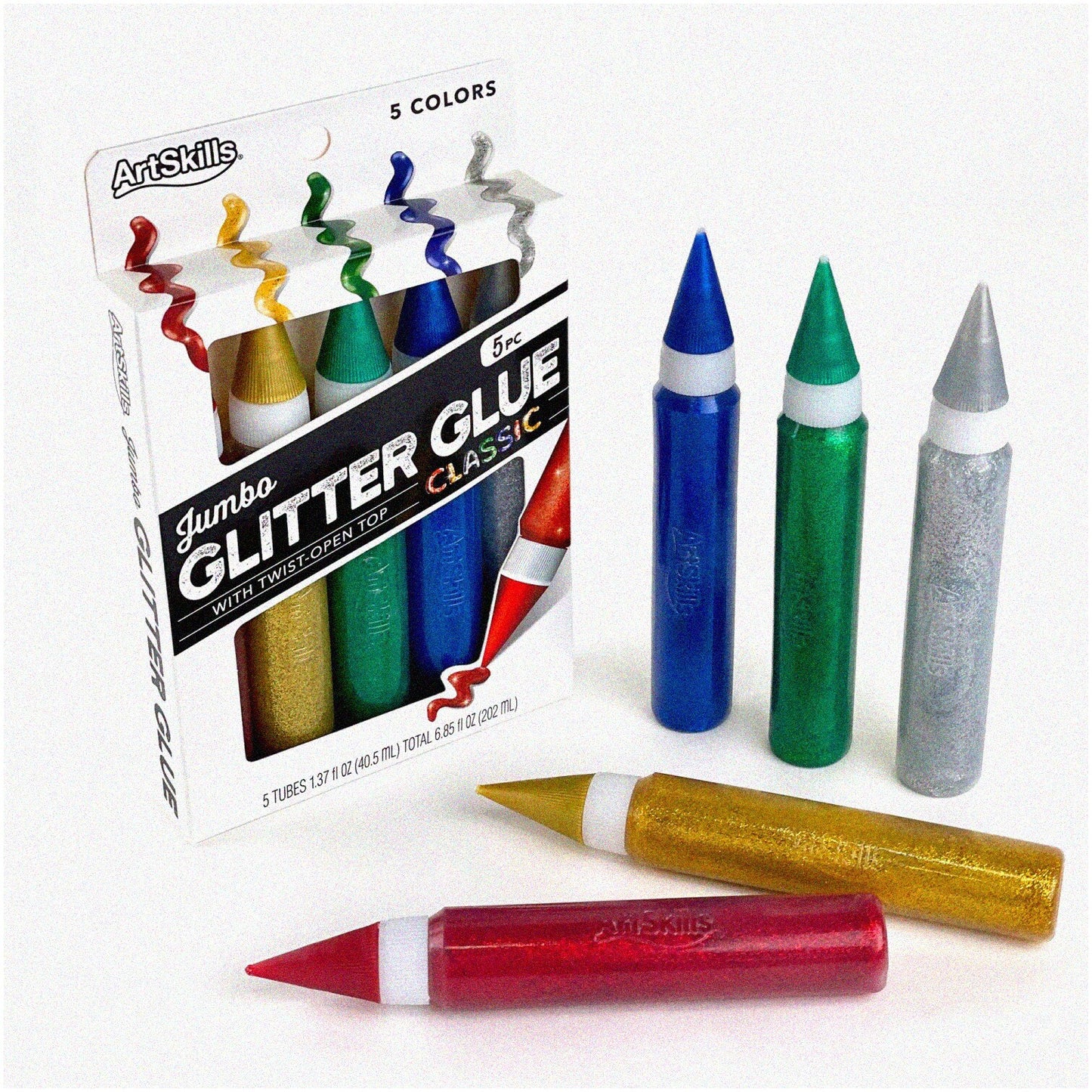Sparklelicious Rainbow Glitter Pens 5 Pack