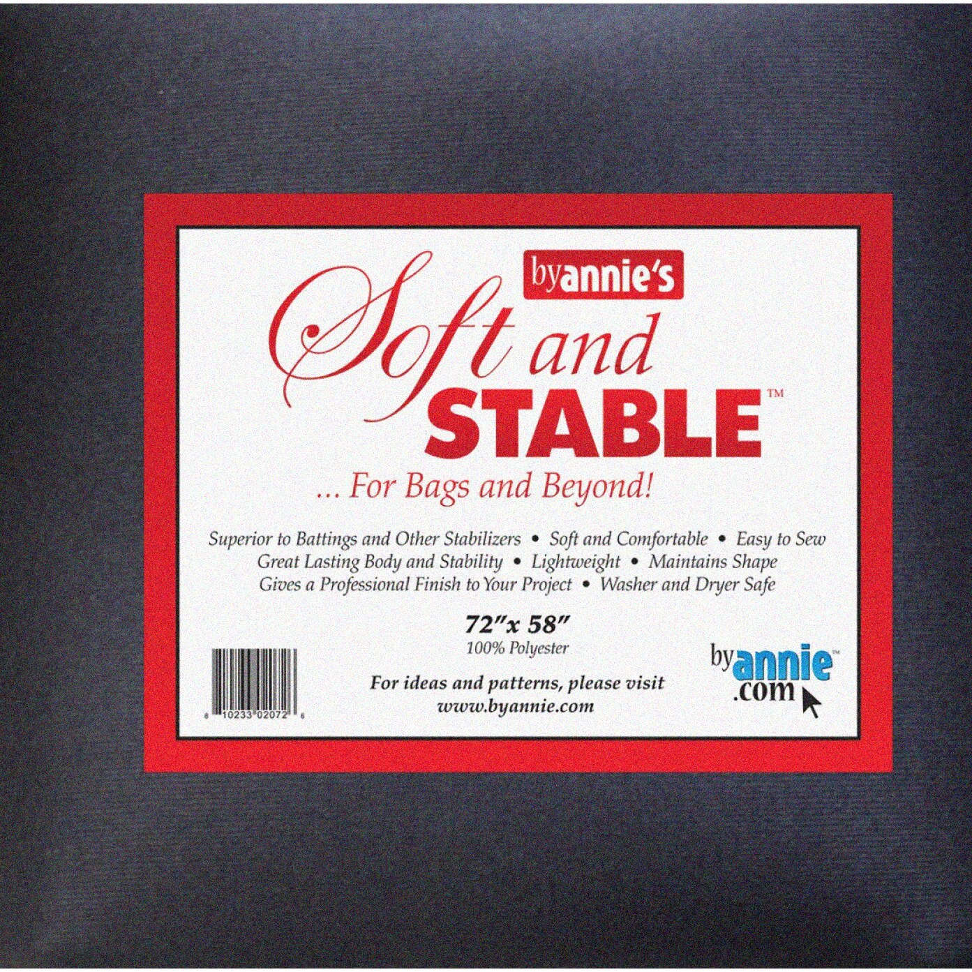 72" x 58" Black Polyester Foam Mat