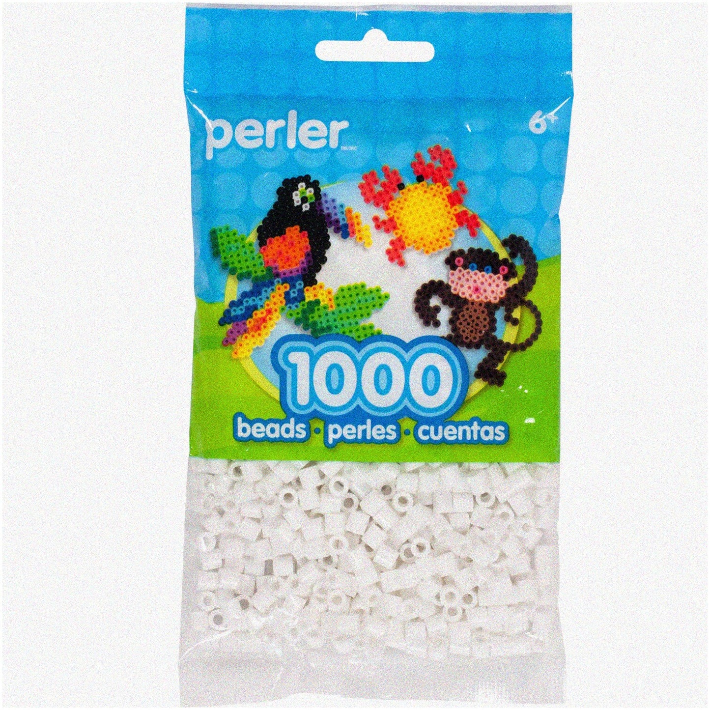 White Fuse Beads 1000pcs