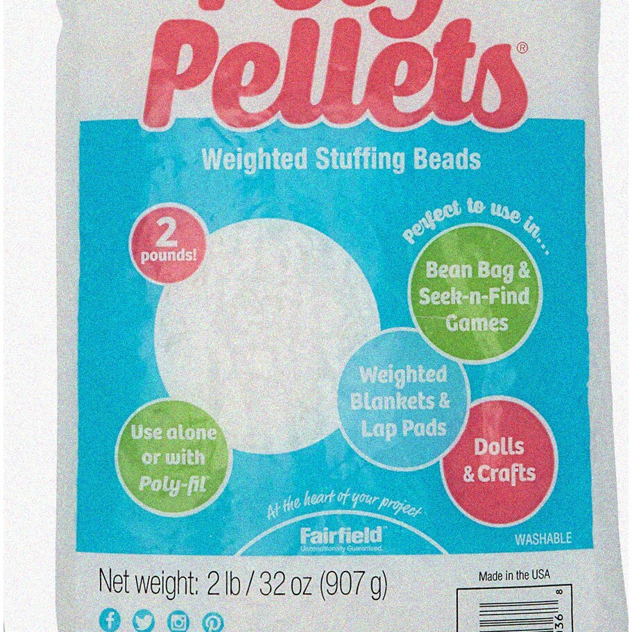 32oz Plush Polyester Weighted Filling for Toys and Blankets