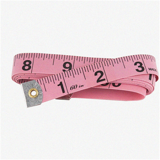 60-Inch Pink Vinyl Tape Measure
