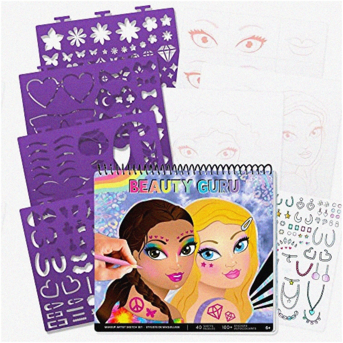 Hair and Make-up Sketch Portfolio for Beginners