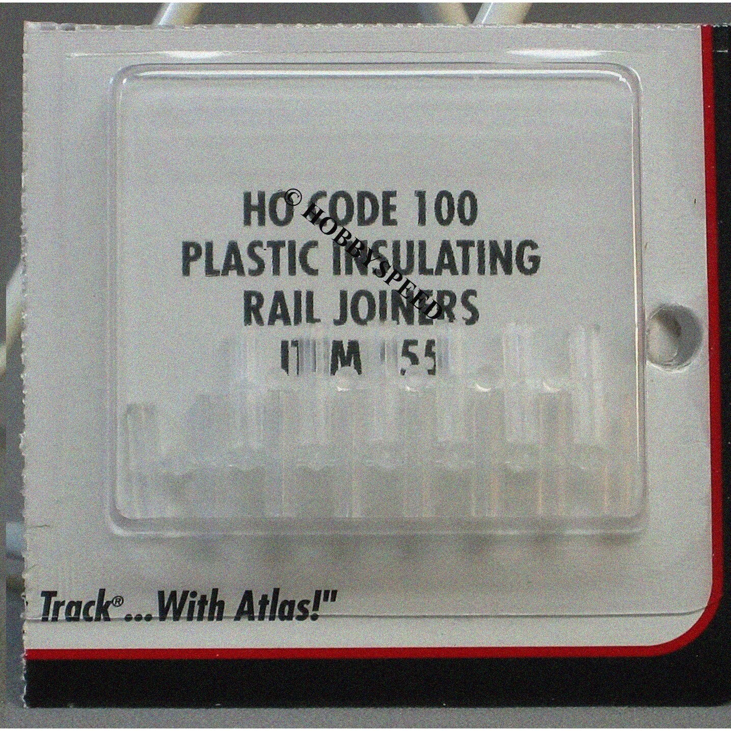 24 Plastic Rail Connectors for HO Scale Train Tracks