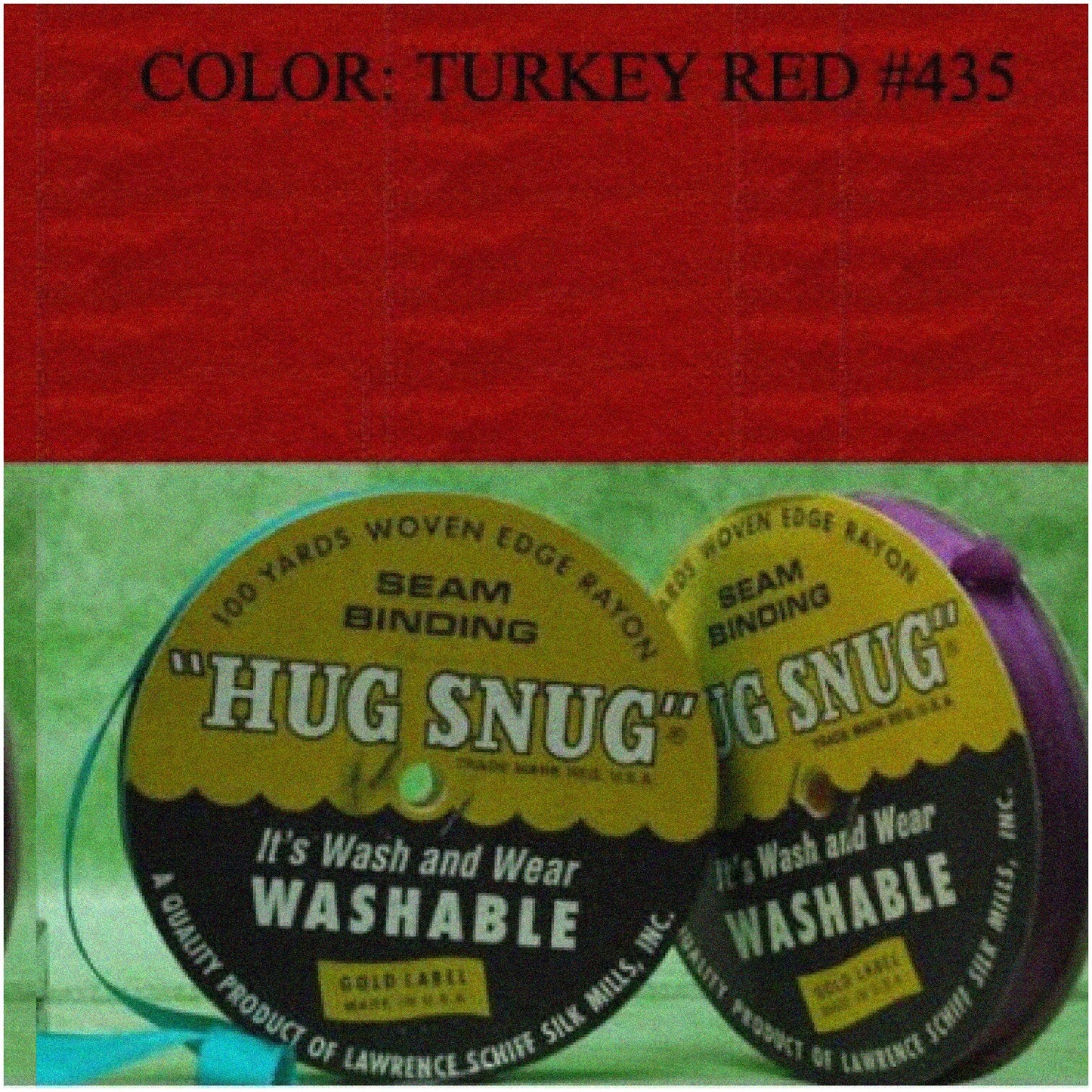 Turkey Red 1/2" Seam Binding Ribbon 100yds