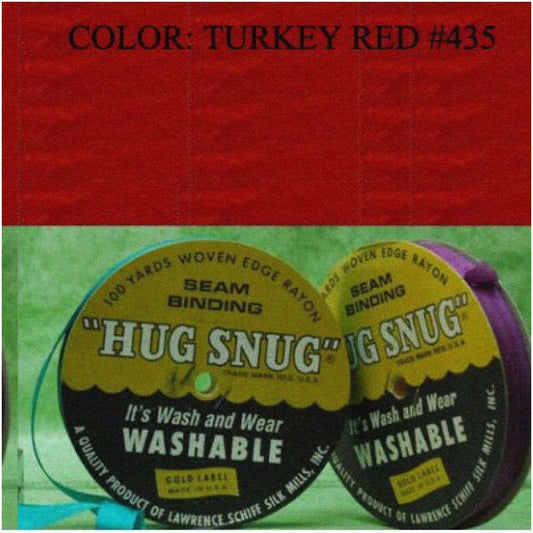 Turkey Red Seam Binding Ribbon 1/2" 100yds
