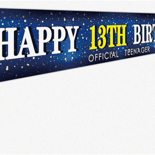 Teenage 13th Birthday Bash Kit Blue Decorations
