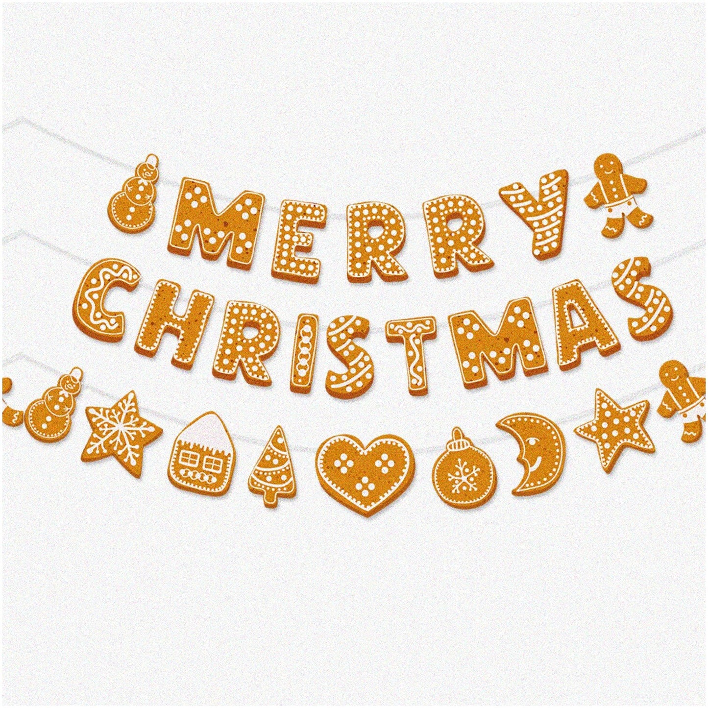 Festive Wall-Window Banners 2pcs