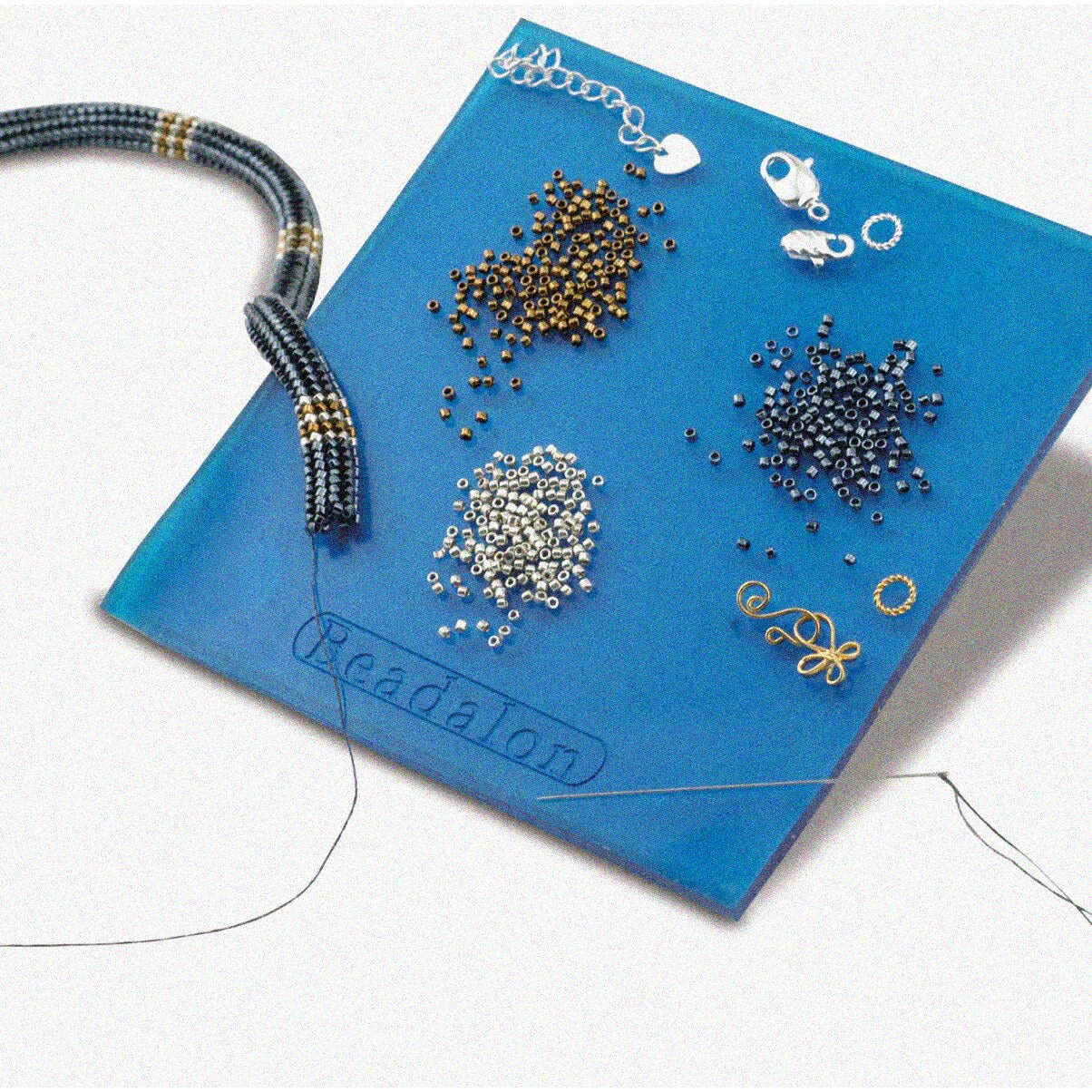Blue Tacky Bead Mat 4.25" x 4.25"