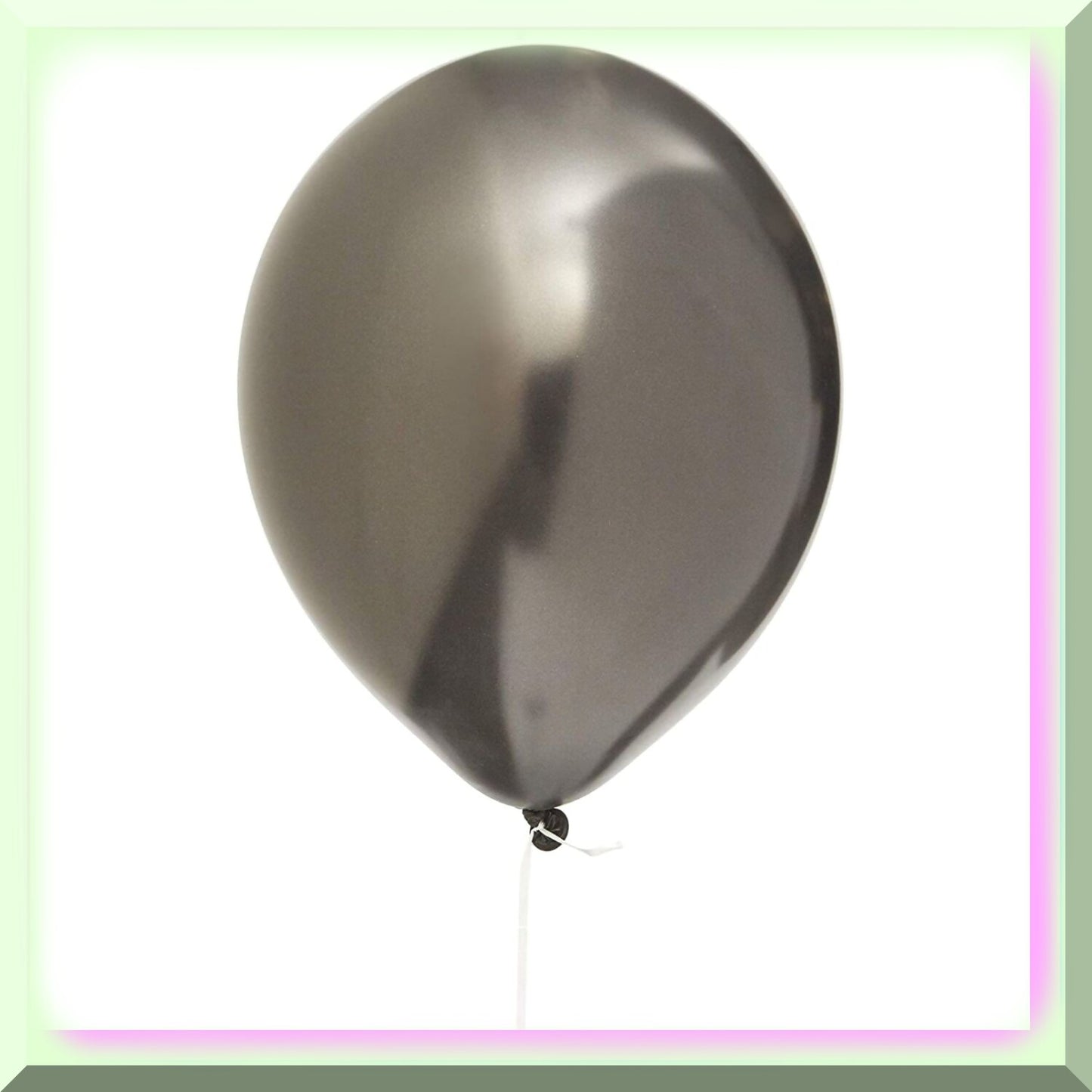 12-Inch Latex Balloons Set 50 Black Lime Green