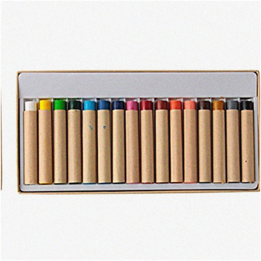 16 Vibrant Fabric Crayons