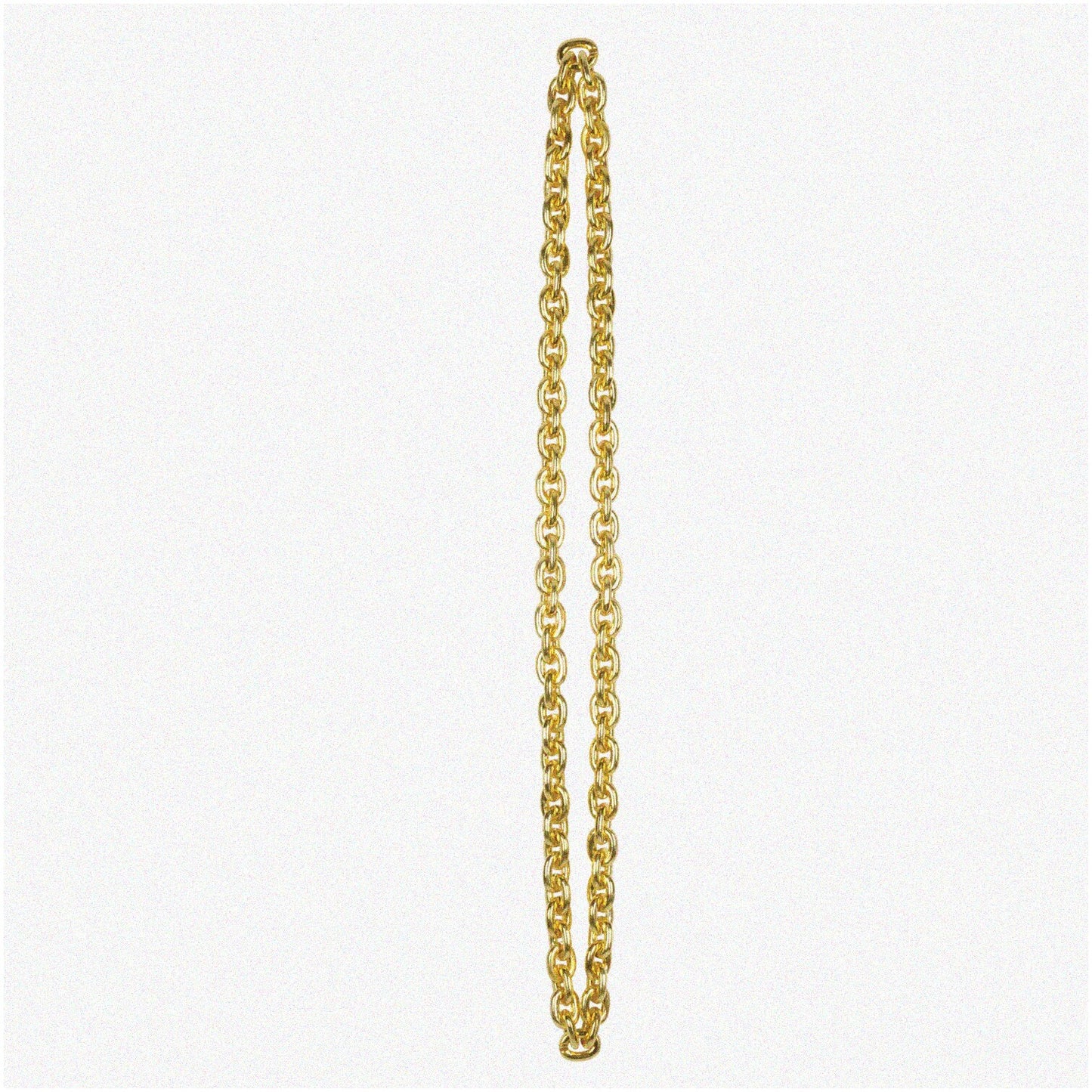 Gold Plastic Chain Necklace 40 Inches