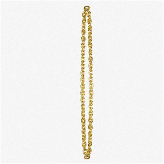 Gold Plastic Chain Necklace 40 Inches