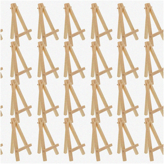 MiniWood Easel Set 24 Pack for Small Canvases and Photos