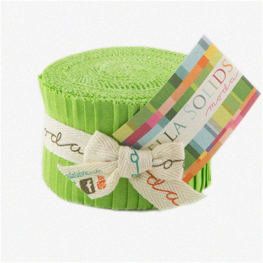 Lime Zest Junior Jelly Roll 20 Strips 2.5"