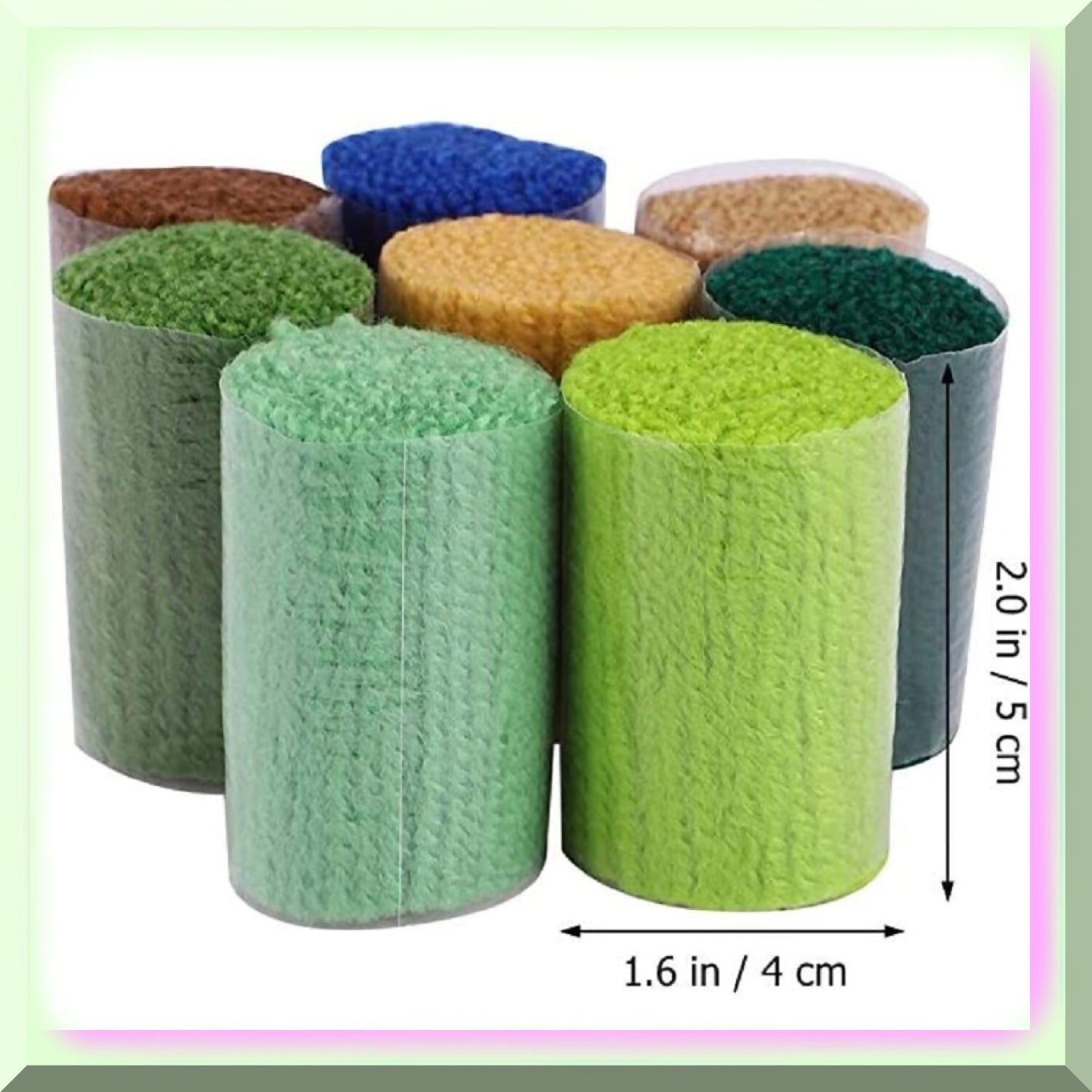 Colorful Latch Hook Kit for DIY Rugs and Cushions