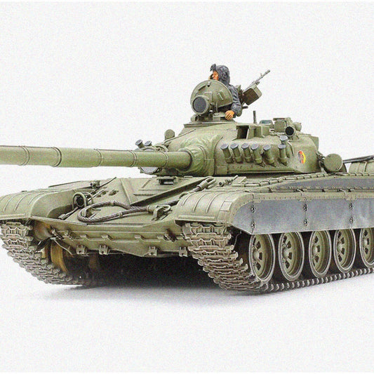 1/35 Scale T-72M1 Tank Model with Dazzler Light and Detail Parts