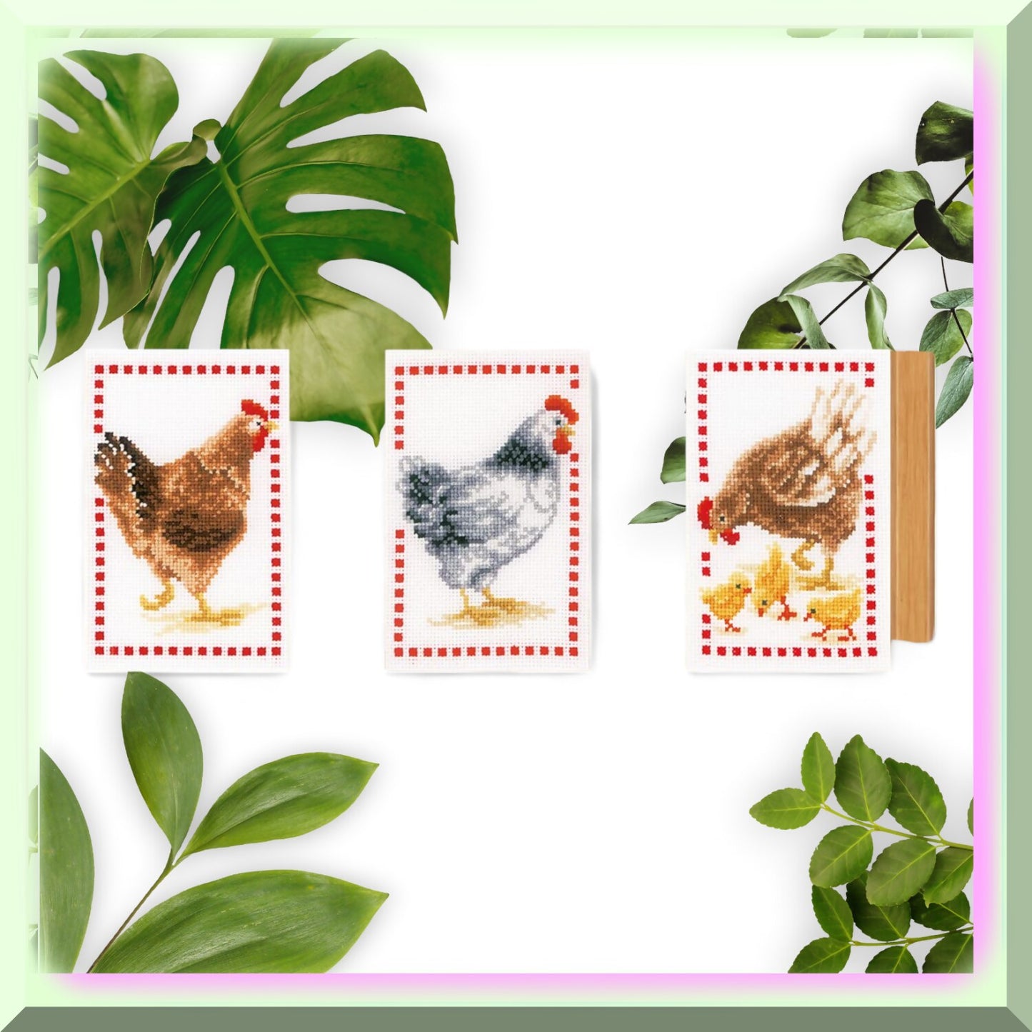 Feathered Friends Cross Stitch Kit for Beginners