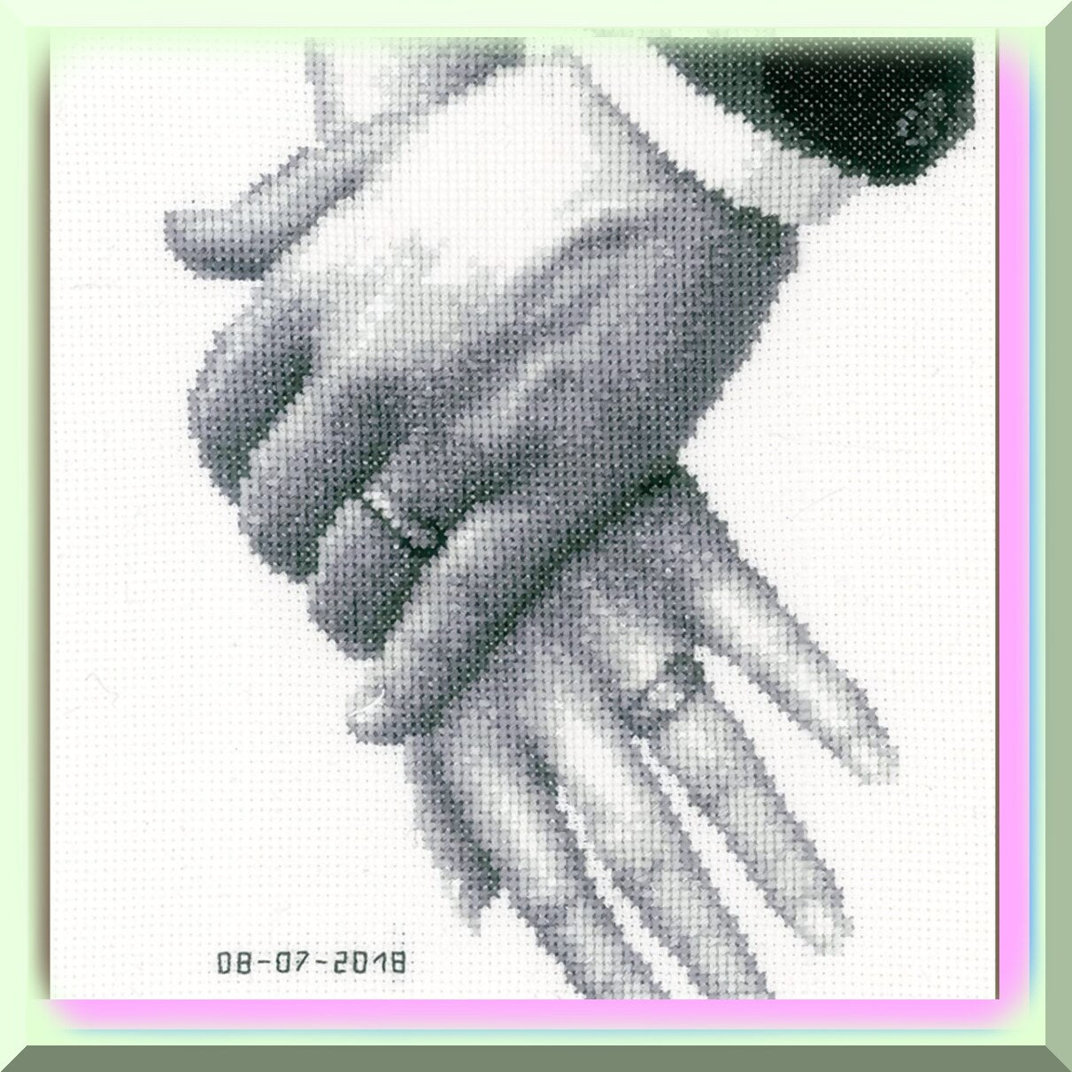 Counted Cross Stitch Kit for Treasured Moments