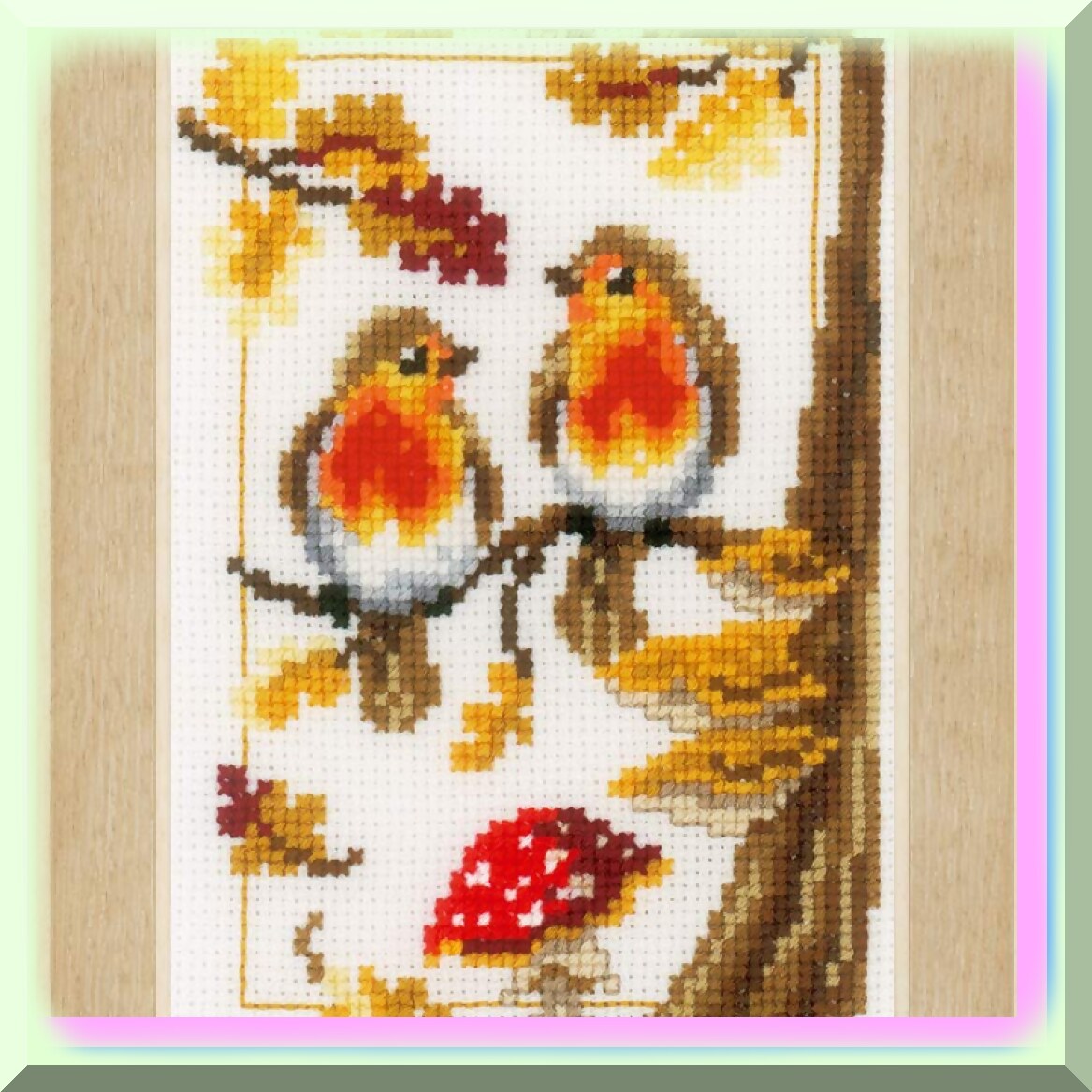 Seasonal Cross Stitch Mini Kit Set of 4