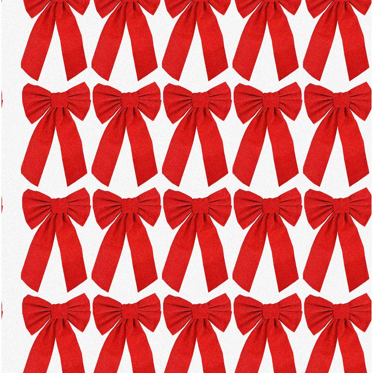 Velvet Red Bows 9x16 Inches 20 Pack