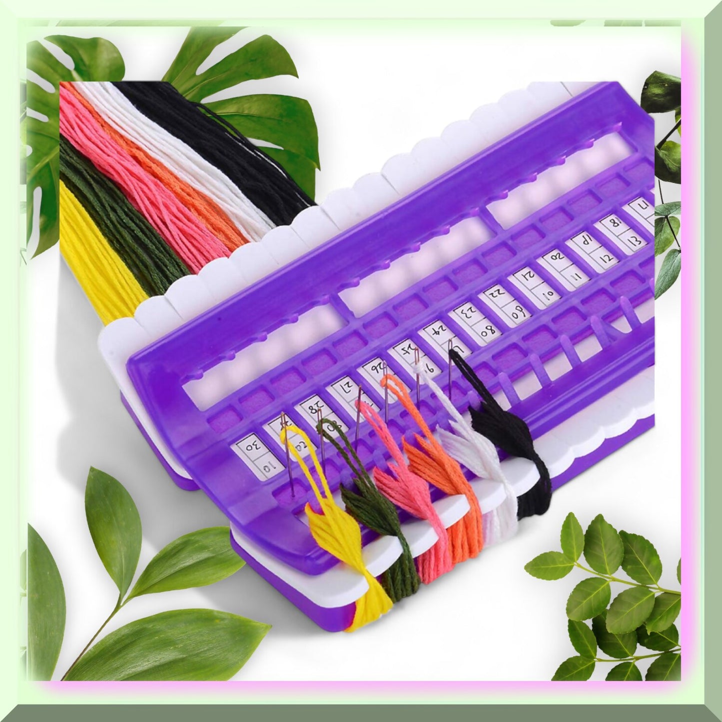 Embroidery Floss Organizer Kit for Thread Storage