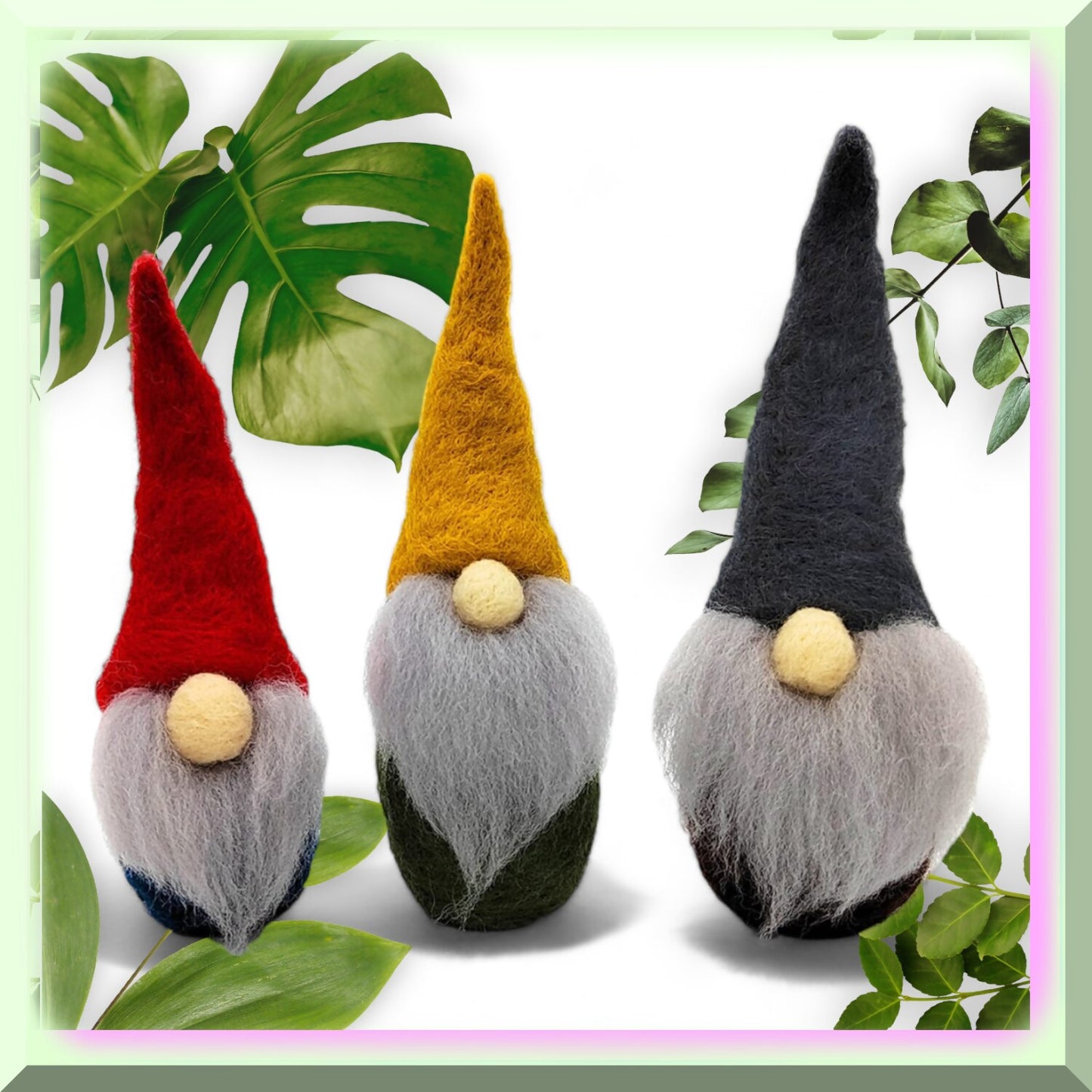Gnome Crafting Kit for Beginners - 6-Inch Ornaments