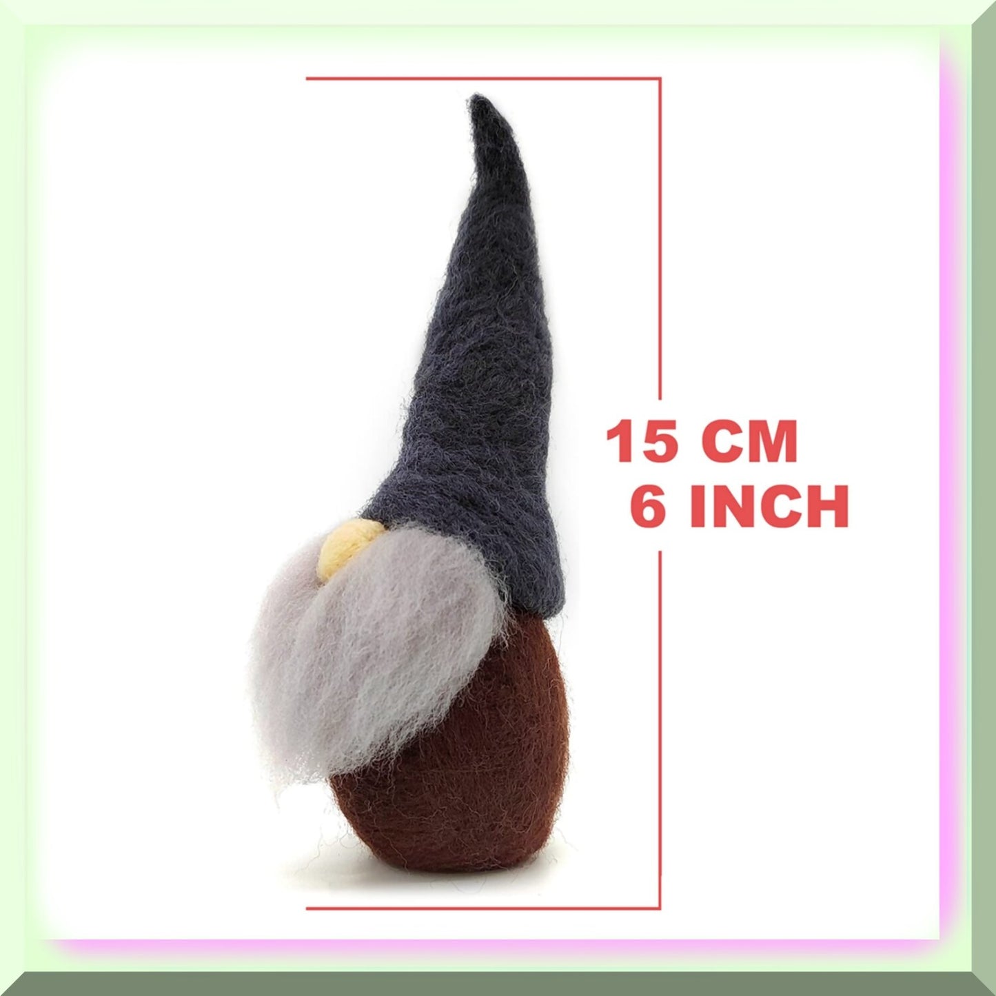 Gnome Crafting Kit for Beginners - 6-Inch Ornaments