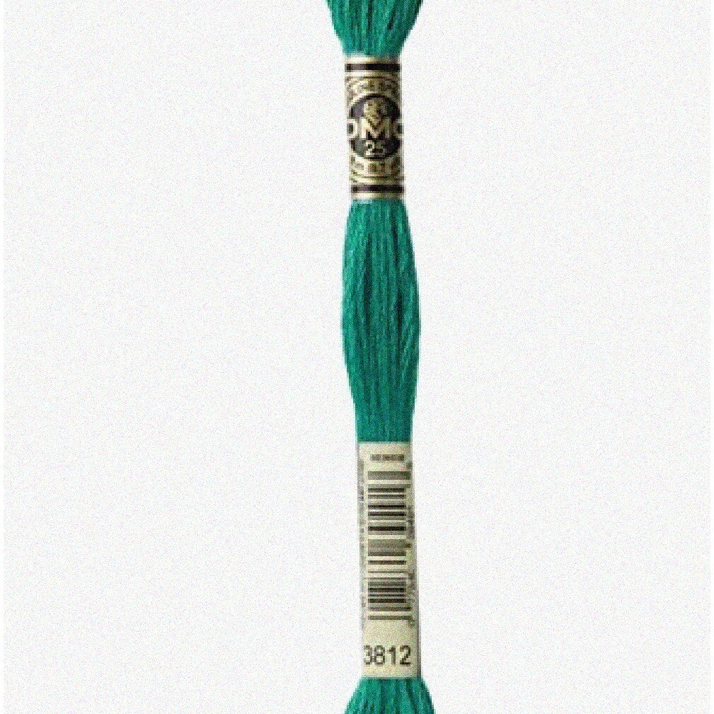 Vibrant Stranded Cotton Embroidery Thread 3812 for Needlework