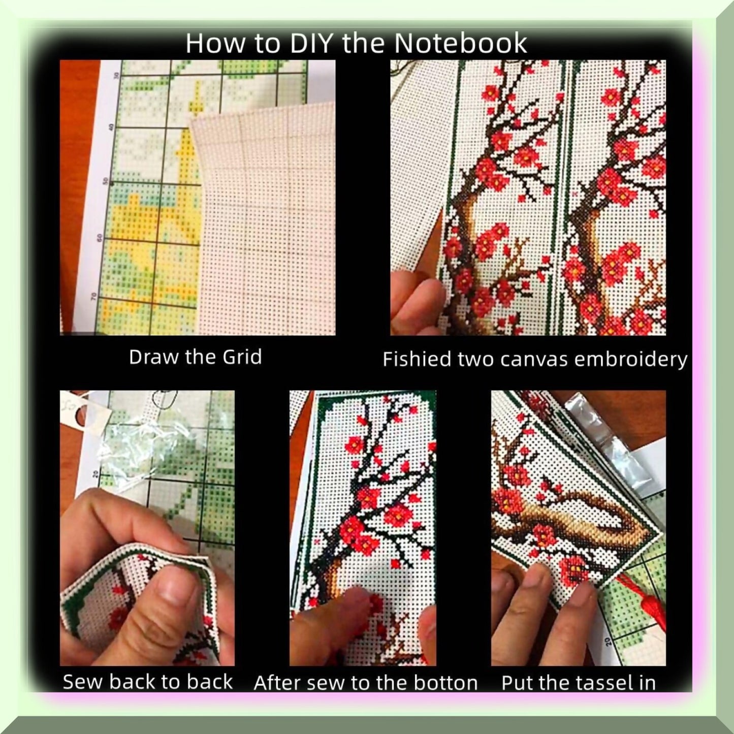 DIY Cross Stitch Bookmark Kit for Adults and Kids