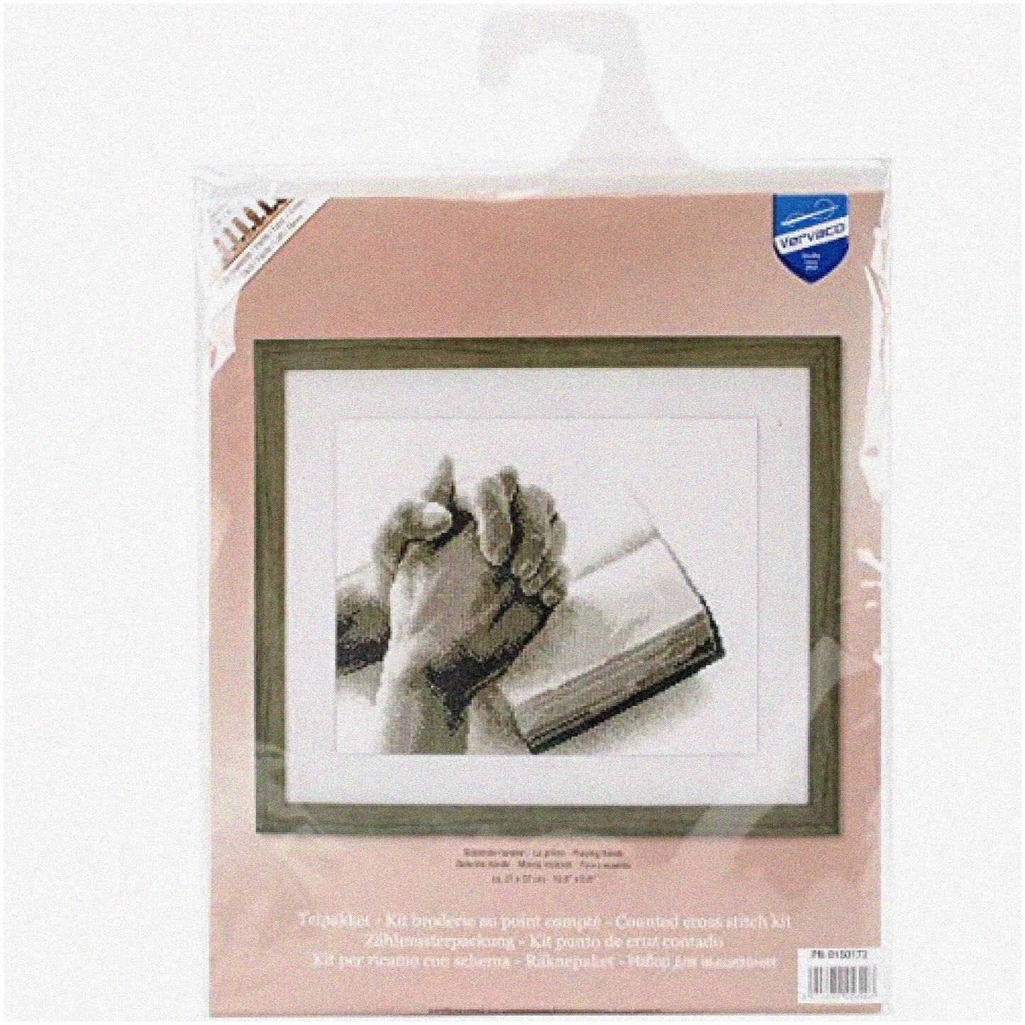 Praying Hands Cross Stitch Kit for Beginners
