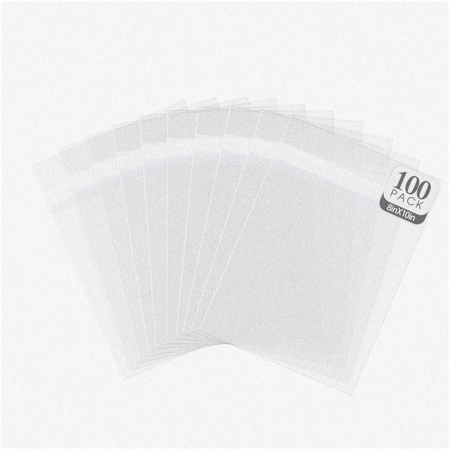 Crystal Clear 8x10 Photo Framing Mats Storage Bags Pack of 100