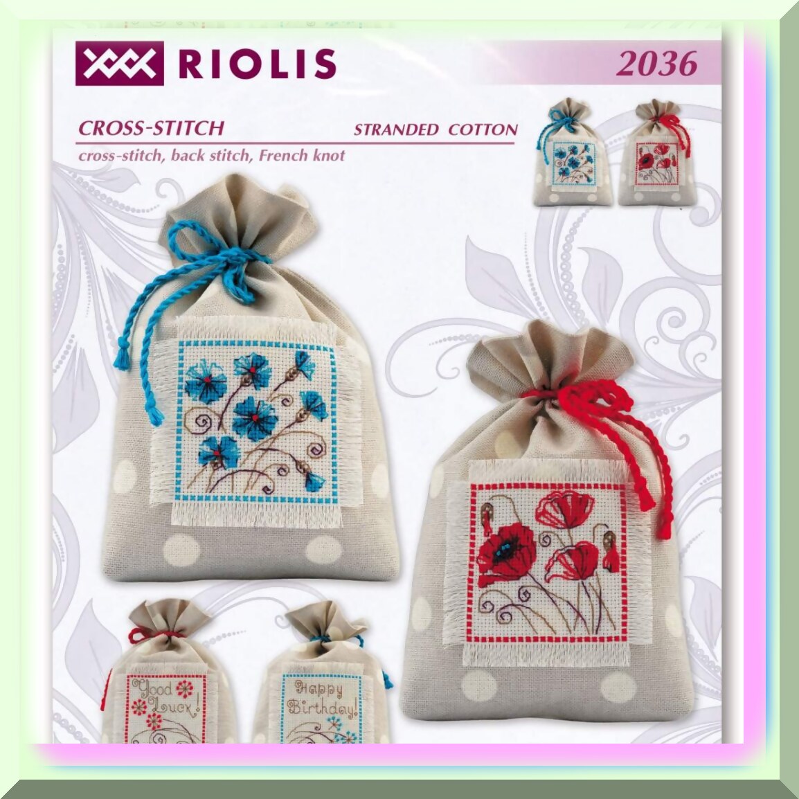 Cross Stitch Gift Bags Kit for Creative Gifting